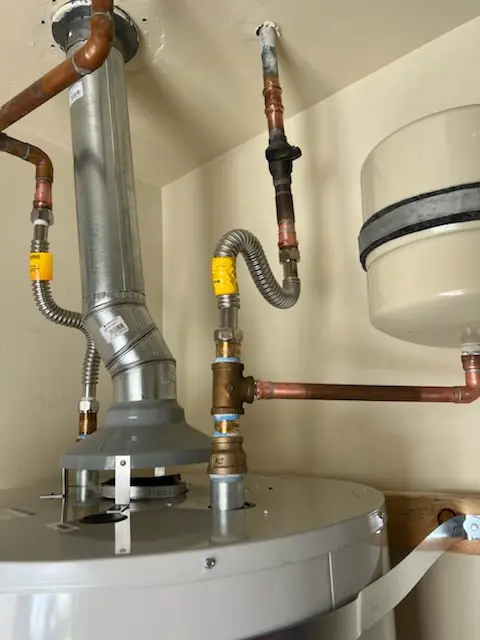 Water heater installation and plumbing repair in Burmont